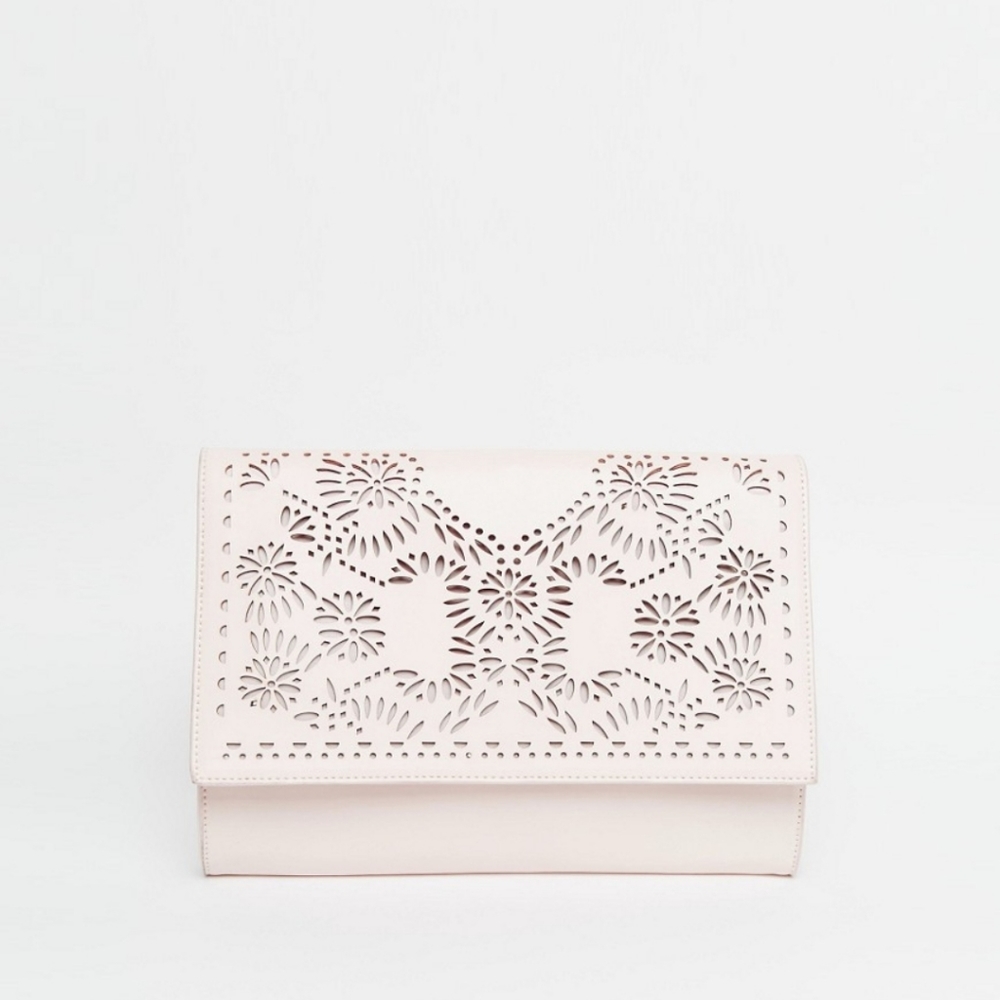 Asos Laser Cut Clutch Bag